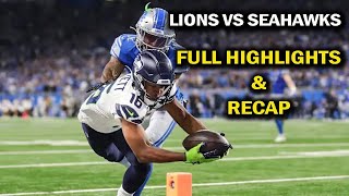 Lions vs Seahawks Week 4 Showdown – Full Highlights amp Recap [upl. by Dustin]