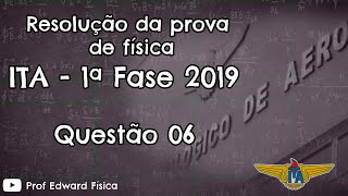 ITA 2019  1ª Fase  Questão 06 [upl. by Radbun]