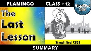 The Last Lesson  Class 12  flamingo  chapter 1  by Alphonse Daudet  in Hindi [upl. by Blithe]