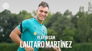 PLAYER CAM  LAUTARO MARTINEZ  TRAINING SESSION IMInter 🐂⚫🔵📹 [upl. by Quarta]