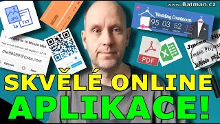 Skvělé webové aplikace Vše online  převodníky utility generátory editory odkazy v popisku [upl. by Gintz]