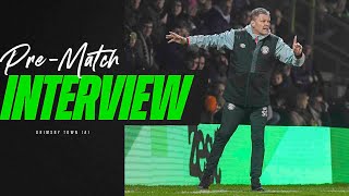 PreMatch Interview  Cotterill talks Blundell Park trip  Grimsby Town A [upl. by Karrie]