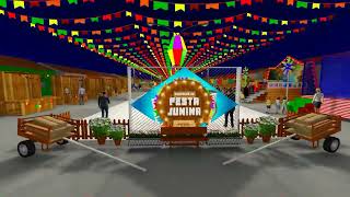 Projeto Mapa Evento 3D Festa Junina [upl. by Rolyt]