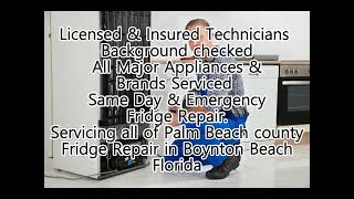 Fridge Repair Boynton Beach FL 5614484597 [upl. by Volnak566]