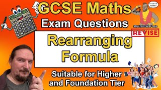 Rearranging Formulae Changing the Subject  GCSE Maths Exam Questions Higher Tier Only [upl. by Sirromad583]