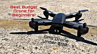 Best Drone For Beginners Under 100  UranHub UG600 Foldable GPS Drone with 2k Camera [upl. by Kirad292]