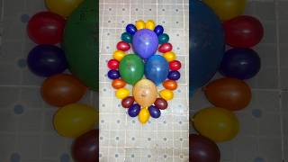 4Happy Birthday Balloons and 23mini colorful balloons popping reverse asmr satisfying [upl. by Keare]