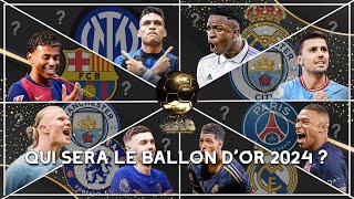 QUI SERA LE BALLON DOR 2024  CLASSEMENT COMPLET [upl. by Anilatac]