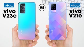 Vivo V23e vs Vivo V21e  Full Comparison ⚡ [upl. by Islaen]