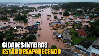 CHUVAS NO RIO GRANDE DO SUL CIDADES EMBAIXO DÁGUA E MUITA DESTRUIÇÃO [upl. by Dang]