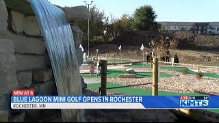 Blue Lagoon Mini Golf opens in Rochester [upl. by Uriia]