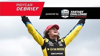 IndyCar Debrief with StPete winner Colton Herta [upl. by Oyr102]