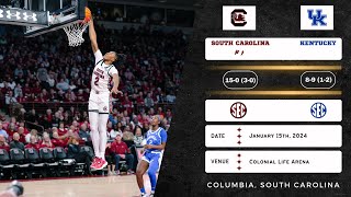 No 1 South Carolina vs Kentucky  SEC  11524 [upl. by Rubliw]