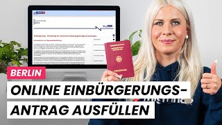 OnlineEinbürgerung So füllst du den Antrag richtig aus [upl. by Etnoled]