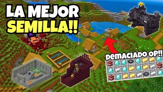 🔥Busque en Mas de 100 Semillas de Minecraft y esta fue la Mejor que ECONTRE [upl. by Adila]