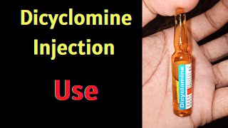 Dicyclomine Injection 💉 Uses 💉Side Effect 💉 Contraindication [upl. by Adaven884]