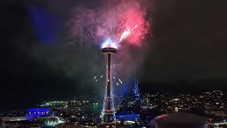 2023 Space Needle fireworks [upl. by Bowers]