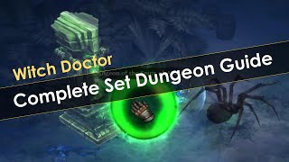 Diablo 3 Complete Witch Doctor Set Dungeon Guide [upl. by Oriole967]