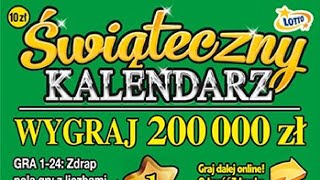 990 Wznowienie zdrapki ŚWIĄTECZNY KALENDARZ 🎄🎄🎄🎄 Coraz bliżej Święta i jest wygrana 🎁🎅🎄 [upl. by Kraus]