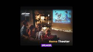 HAPPRUN Projector Native 1080P Bluetooth Projector Portable Outdoor Movie Projector Full HD [upl. by Ardnak316]