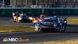 Mathieu Jaminet Laurens Vanthoor battle to Rolex 24 at Daytona GTDP finish  Motorsports on NBC [upl. by Corrina]