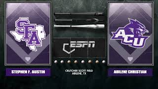 SFA vs ACU Baseball 2023 [upl. by Onfroi]