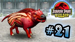 Jurassic Park Builder GLACIER Tournament Part 21 Entelodon HD [upl. by Suanne]