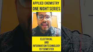 Applied chemistry one night series for electrical and information technology must join astechnic [upl. by Aunson76]