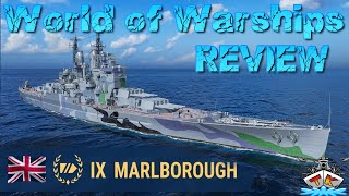 Marlborough quotDas Werftschiffquot ENT9BB quotReviewquot in World of Warships auf DeutschGerman [upl. by Enelehcim458]