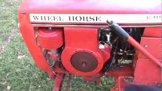 1979 Wheel Horse C111 Garden Tractor [upl. by Epps]