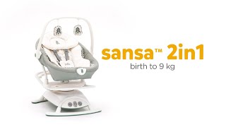 Joie sansa™ 2in1  Leading MultiMotion Swing amp Rocker for Newborns [upl. by Haya]