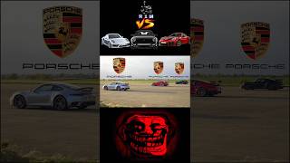 Porsche 911 Turbo s Vs 911 gt2 rs Vs 911 gt3 😈🗿🗿shorts redbullf1 kawasaki rally [upl. by Anerda]