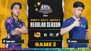 MDL PH S4  W5D3  RRQ VS RSGX  GAME 2 [upl. by Owen]