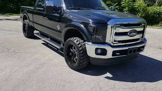 2011 Ford F250 4x4 Lariat Ultimate 67 Powerstroke Diesel 20s Loaded Leather Must See [upl. by Ecidnak]