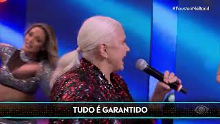 Fafá de Belém cantou quotVermelhoquot no Faustão Na Band [upl. by Nylarej15]