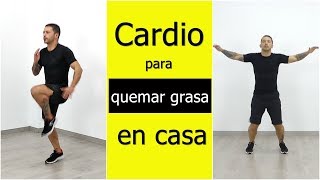 Ejercicios cardiovasculares para quemar grasa de todo el cuerpo en casa [upl. by Ofloda85]