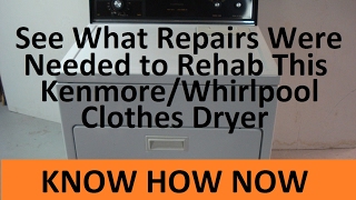 Repair Kenmore Dryer or Replace It [upl. by Chenee]