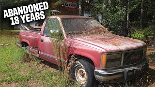 Will It Start Abandoned 18 YEARS 1990 GMC STEPSIDE [upl. by Bucher]