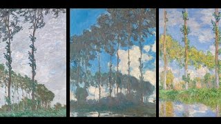 Monet’s Poplars  The National Gallery London [upl. by Oravla]