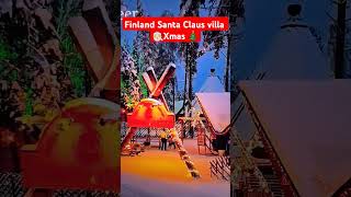 Finland Xmas Village xmas rovaniemi lapland finland christmas santaclaus merrychristmas [upl. by Arrakat993]