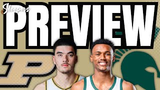 Purdue vs Michigan State Preview and Predictions [upl. by Laaspere210]