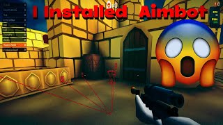 I installed aimbot in shell shockers [upl. by Annawd]