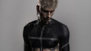 Machine Gun Kelly Unveils Dramatic Blackout Tattoo [upl. by Esinned]