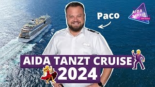 AIDAdiva AIDA tanzt Cruise 2024  Vlog mit Entertainment Manager Paco [upl. by Brooks]