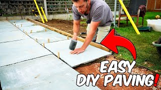 How To Lay A Patio As A Beginner [upl. by Ahsinnor]