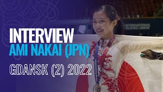 Ami NAKAI JPN  Gdansk 2 2022  JGPFigure [upl. by Culbert]