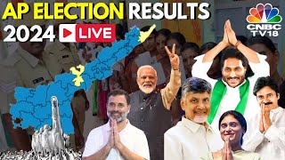 Election Results 2024 LIVE AP Election Results 2024 LIVE  NDA Vs INDIA Alliance  PM Modi  N18ER [upl. by Crain727]