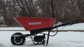 2 stroke wheelbarrow top speed run [upl. by Joye453]