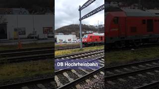 DB Hochrheinbahn beim Bahnhof WaldshutTiengen Deutschland 2022  shorts [upl. by Demeyer]