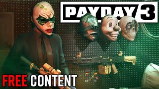 Payday 3 NEWS All FREE Content in Update 8 [upl. by Glen]